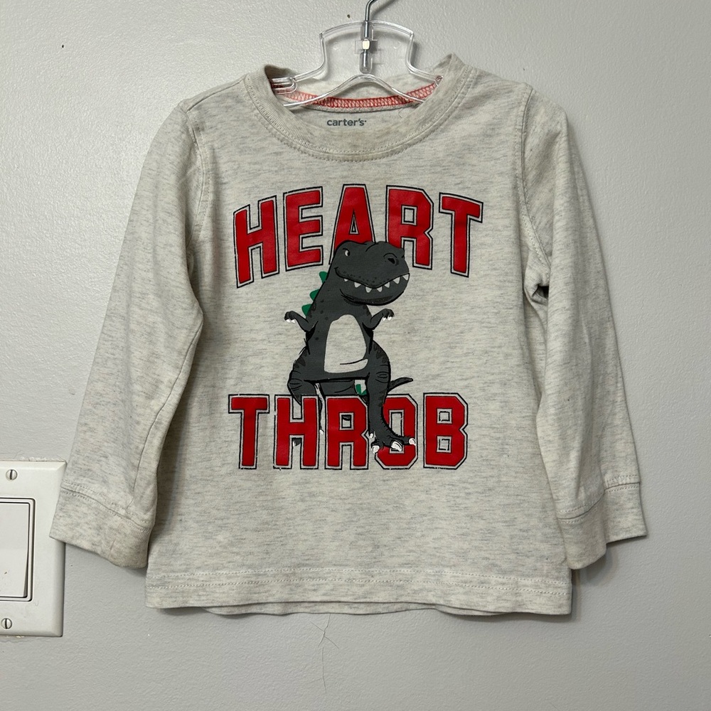 BOGO Carter’s graphic shirt. Size 18m (fits like 12-18m) In GUC